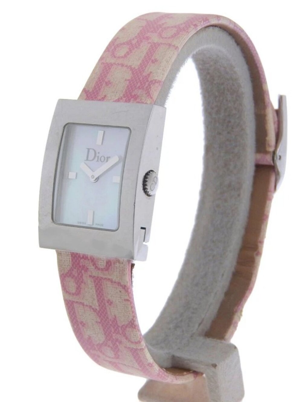 Dior Maris Watches D78-109 White shellDial Stainless Steel/leather Quartz ...